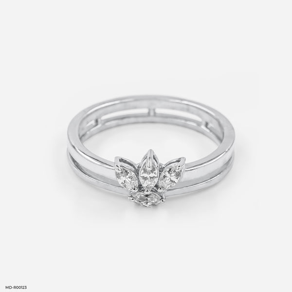 The Doup-Drip Ring 14K White Gold