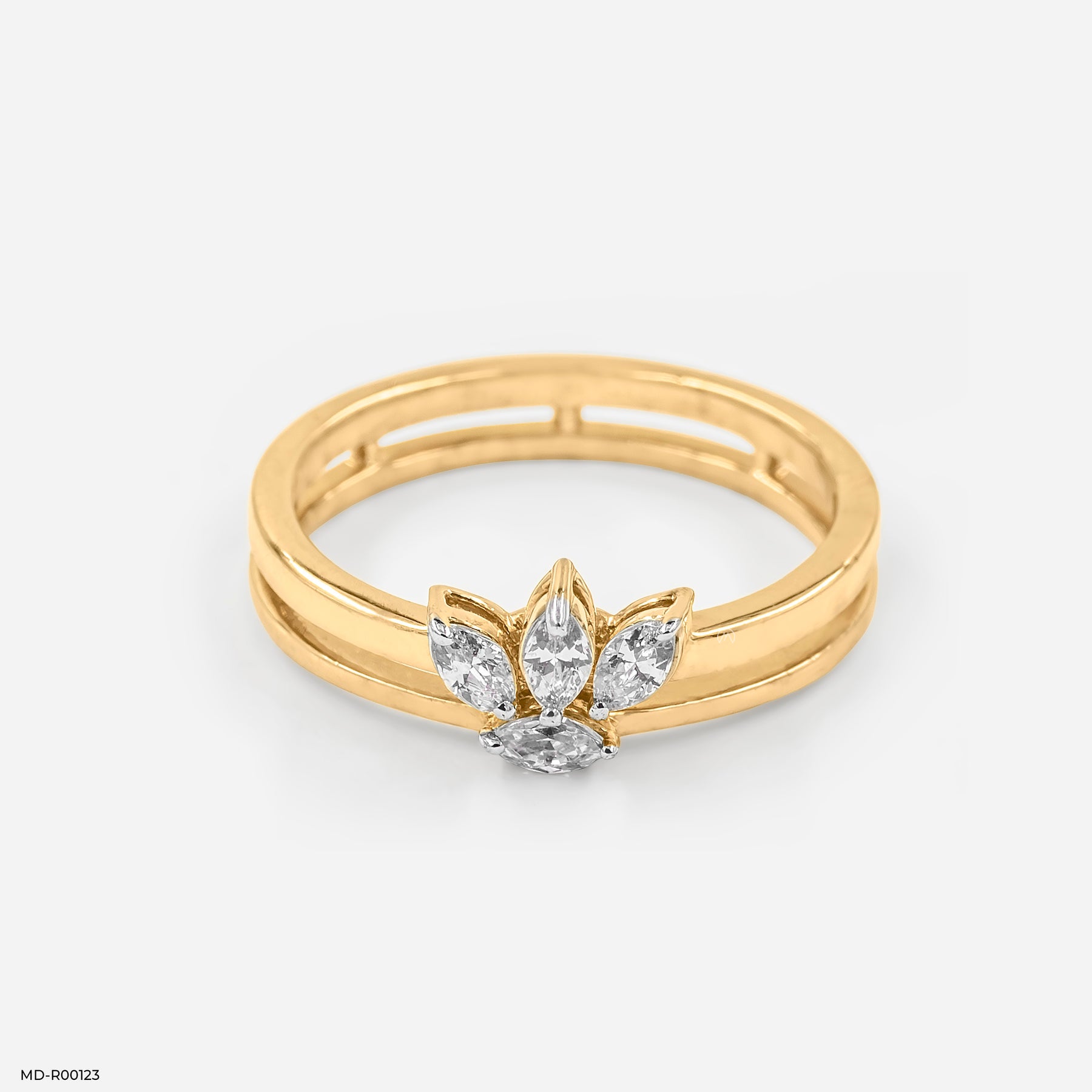 The Doup-Drip Ring 14K White Gold