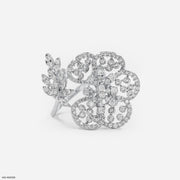 The Nature-Inspired Diamond Ring 9K White Gold