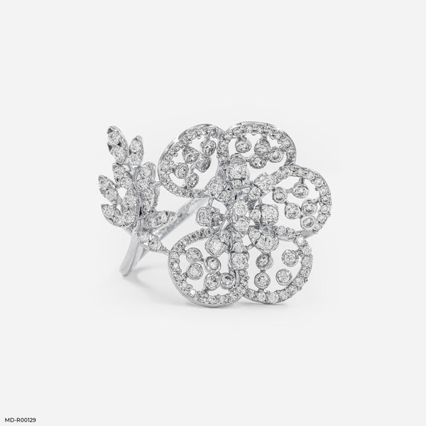 The Nature-Inspired Diamond Ring Platinum 950