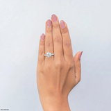 2 Carat Round Stackable Ring 14K Rose Gold