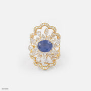 Baroque Twilight Ring 9K Yellow Gold