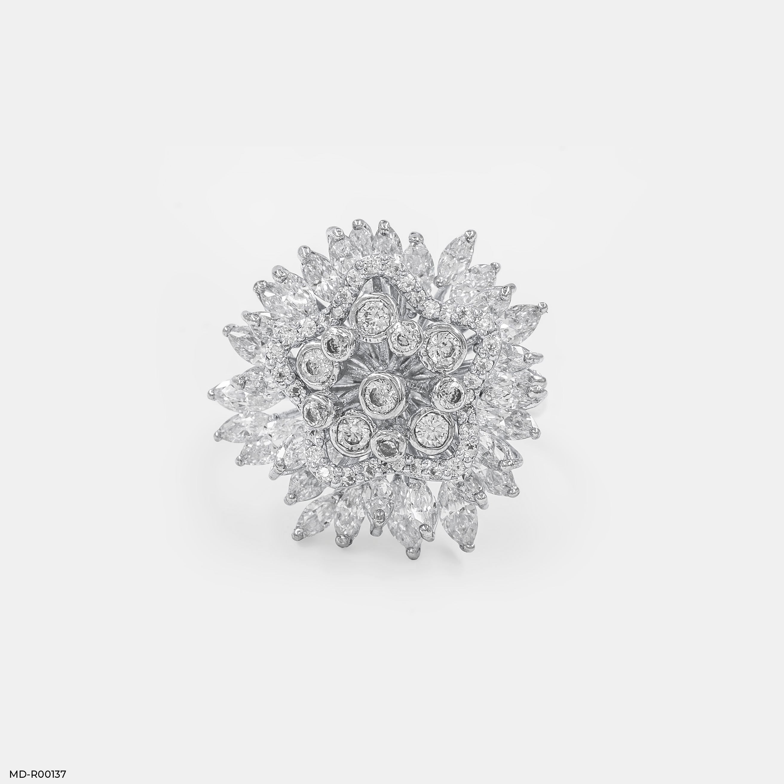 Botanic Diamond Rings 9K Rose Gold