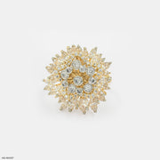 Botanic Diamond Rings 14K Yellow Gold