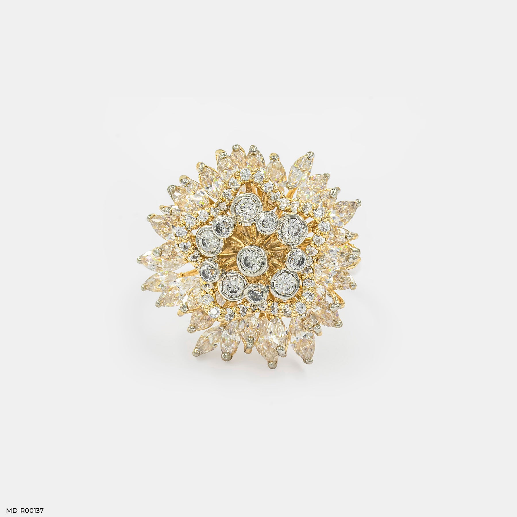 Botanic Diamond Rings 18K Yellow Gold