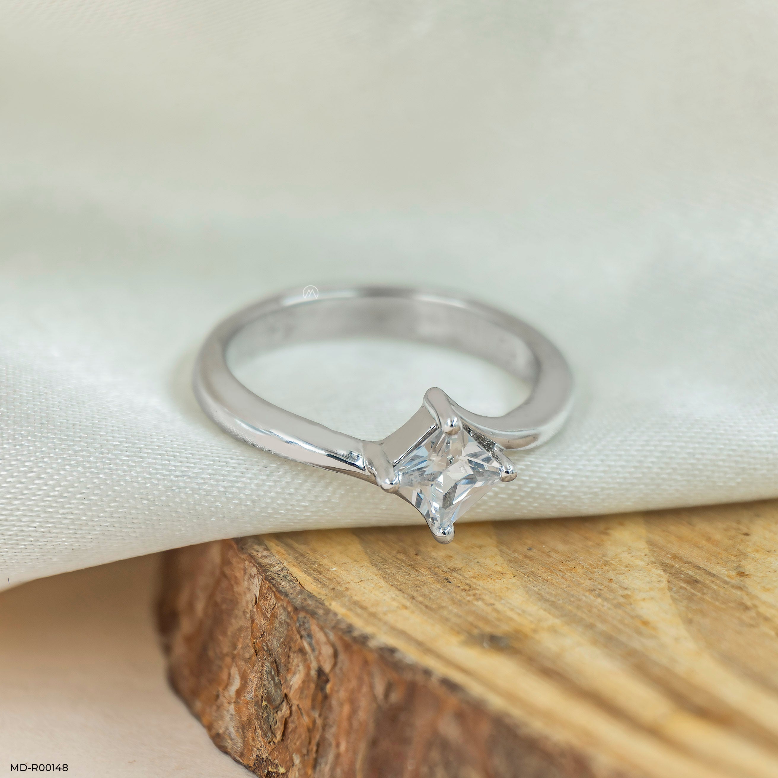 The Jive Princessey Diamond Rings 9K White Gold