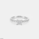 1 Carat Treasures Princessara Stackable Ring 14K Rose Gold