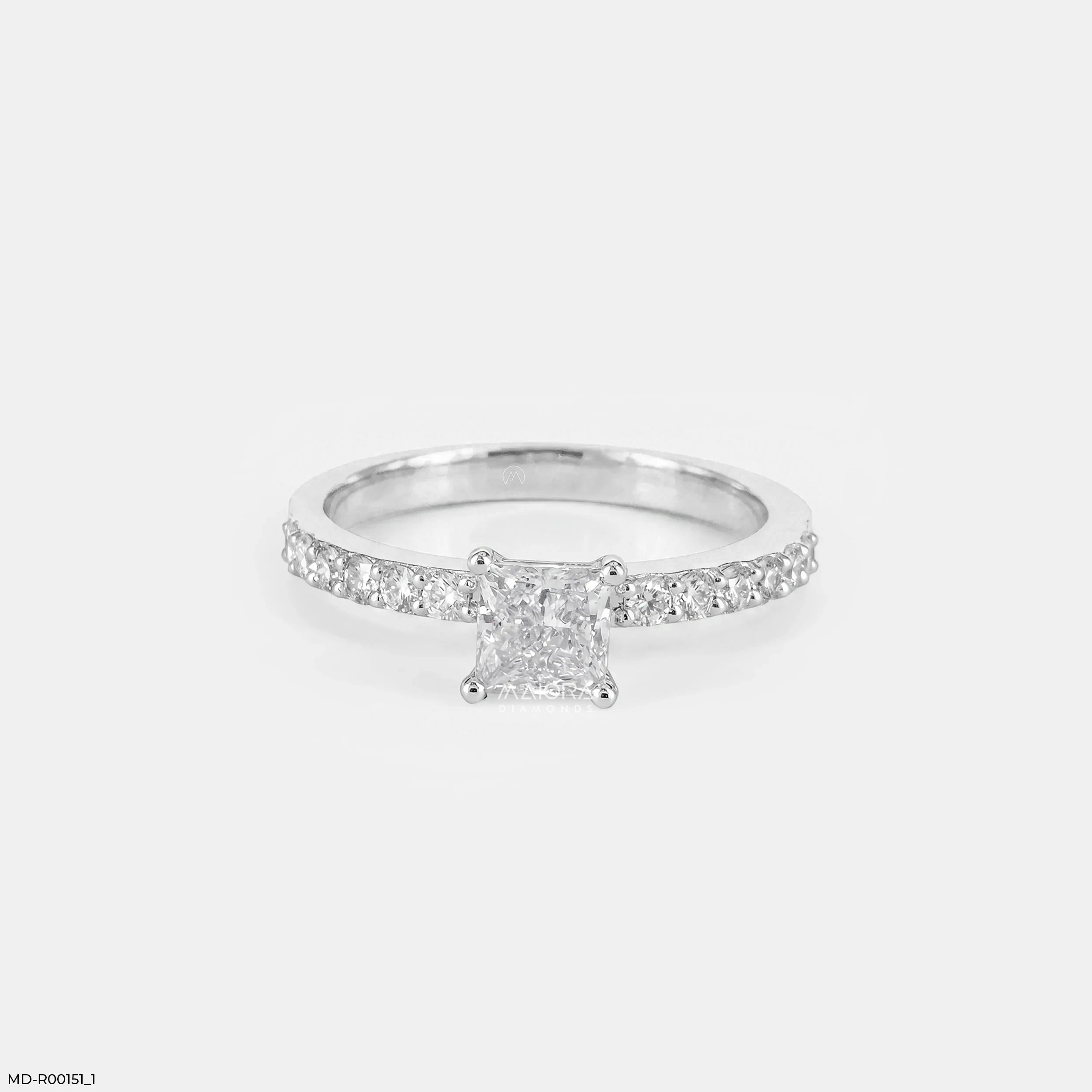 1 Carat Treasures Princessara Stackable Ring