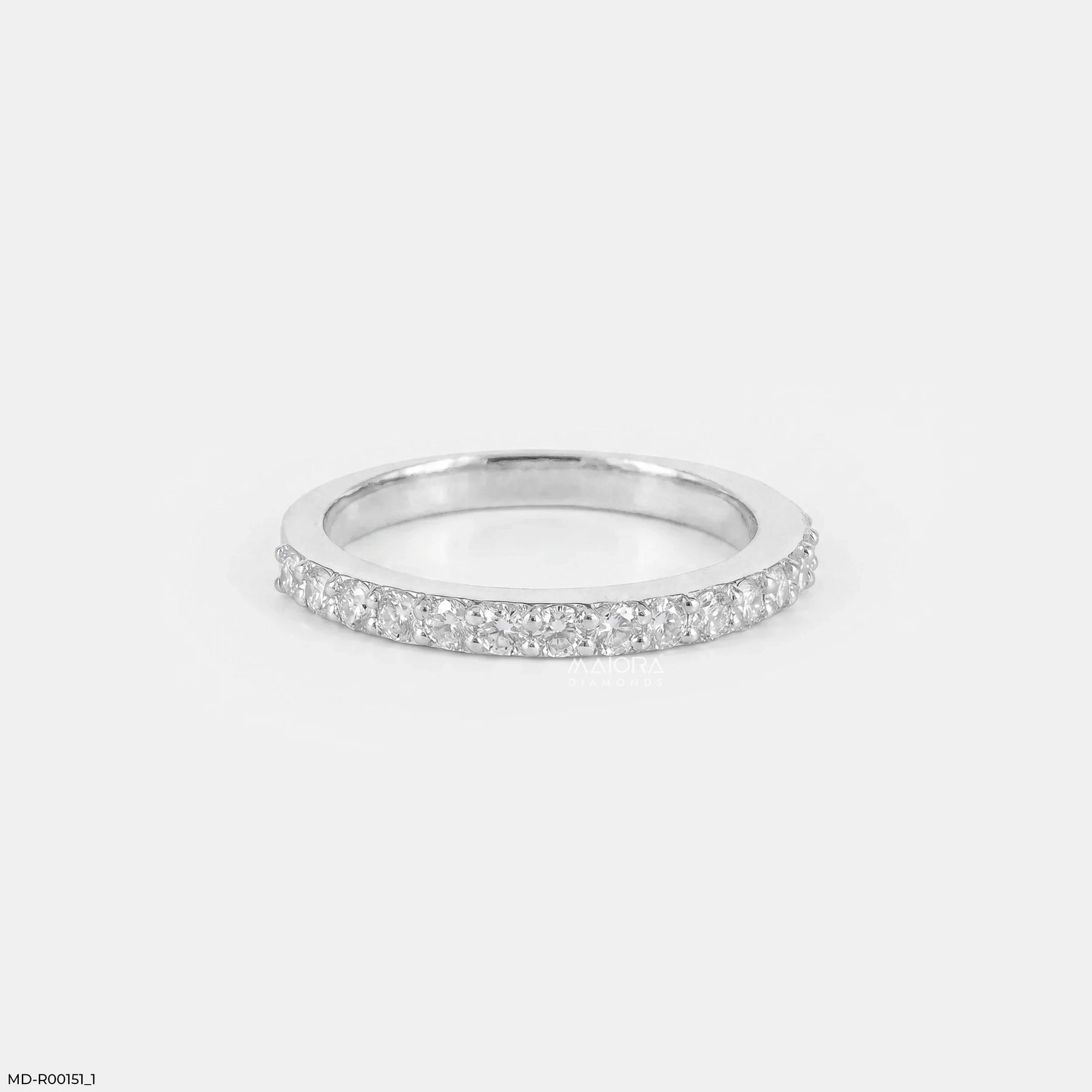 1 Carat Treasures Princessara Stackable Ring 14K Rose Gold