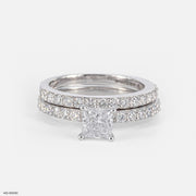 1 Carat Treasures Princessara Stackable Ring 9K White Gold