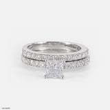 1 Carat Treasures Princessara Stackable Ring 9K Rose Gold