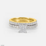 1 Carat Treasures Princessara Stackable Ring 9K Rose Gold