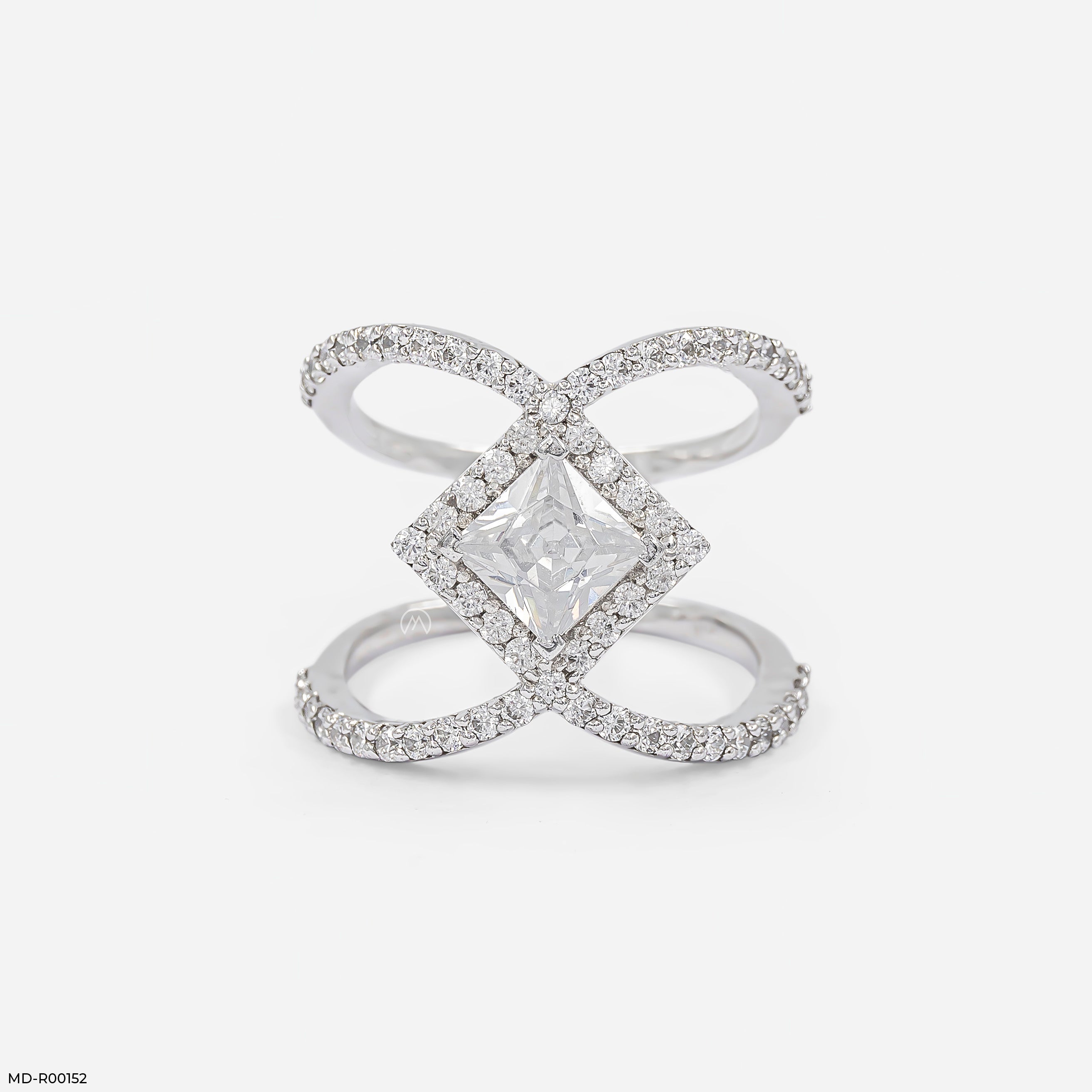 Infinity Princess-Cut Ring