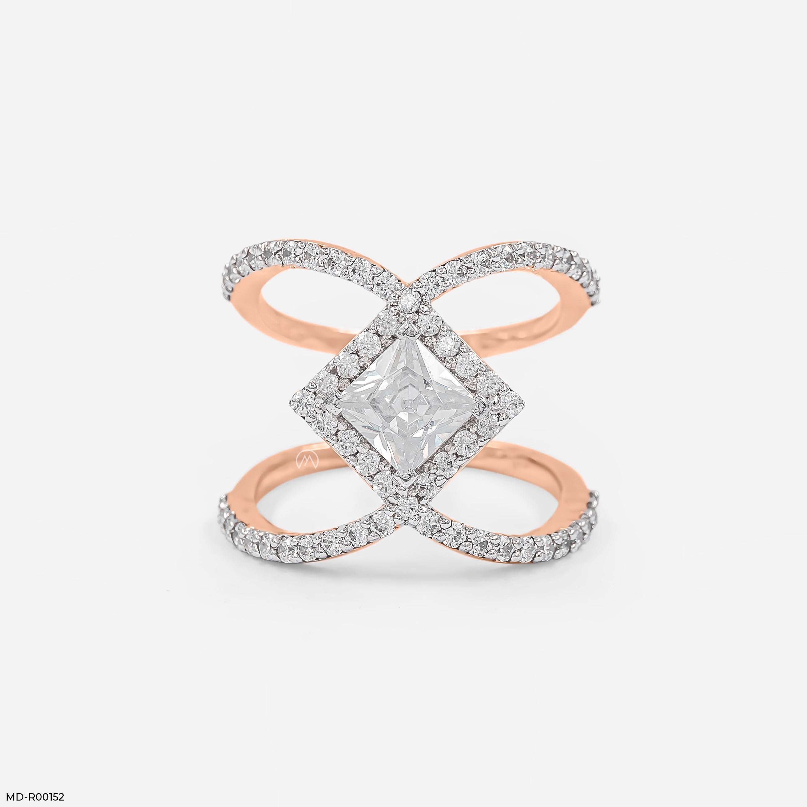 Infinity Princess-Cut Ring