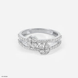 Fleur Diamond Rings 18K Yellow Gold