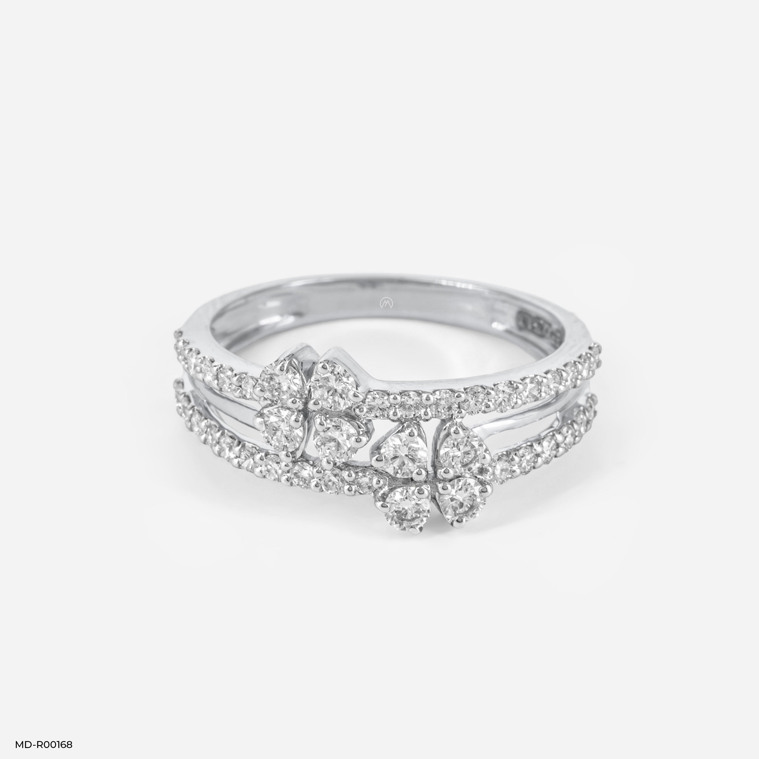 0.5 Carat Fleur Lab Diamond Ring