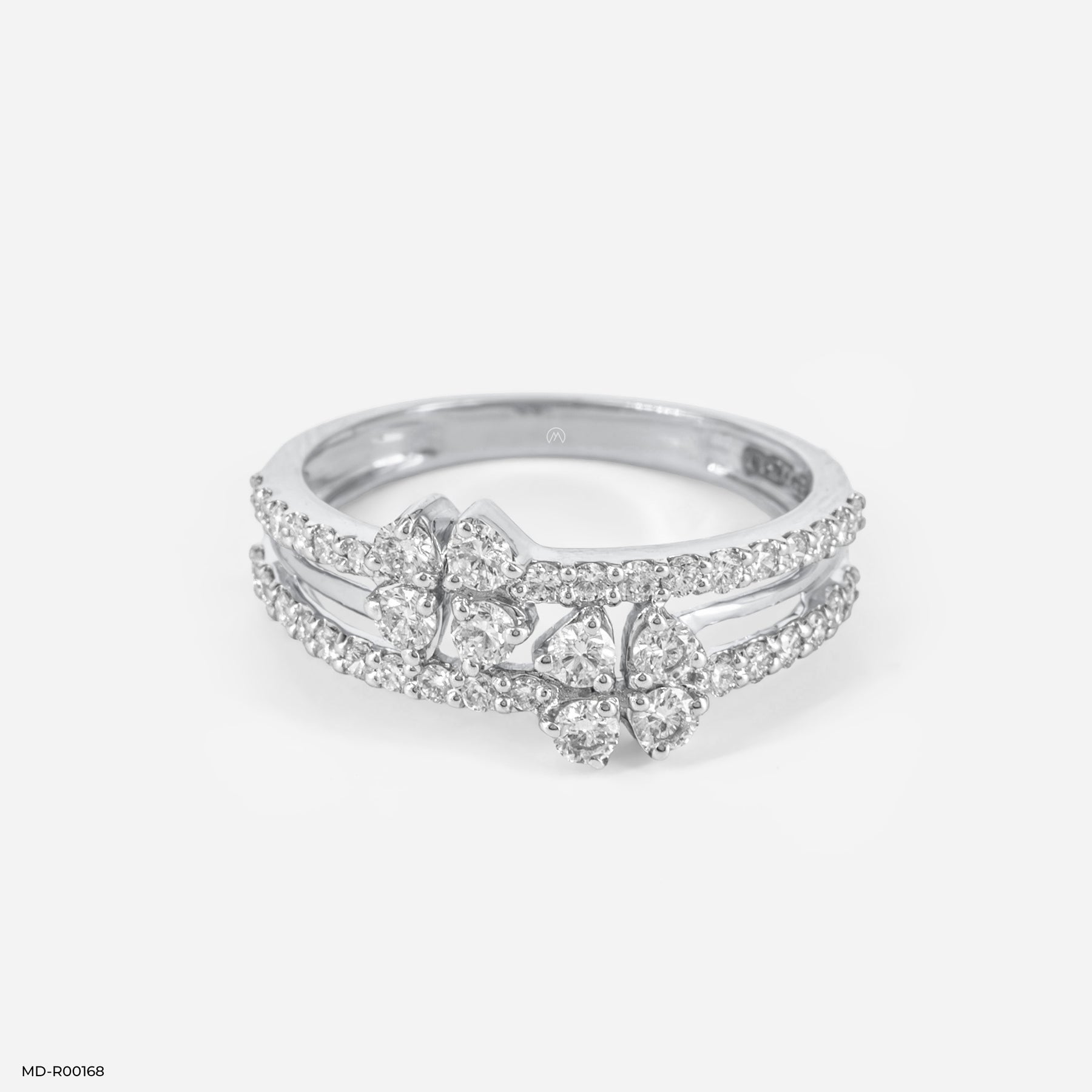 0.5 Carat Fleur Lab Diamond Ring