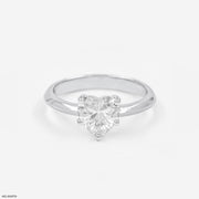 The Love Knot Ring 9K White Gold