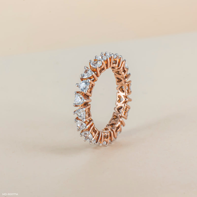 The Deific Scarlet Band 14K Rose Gold