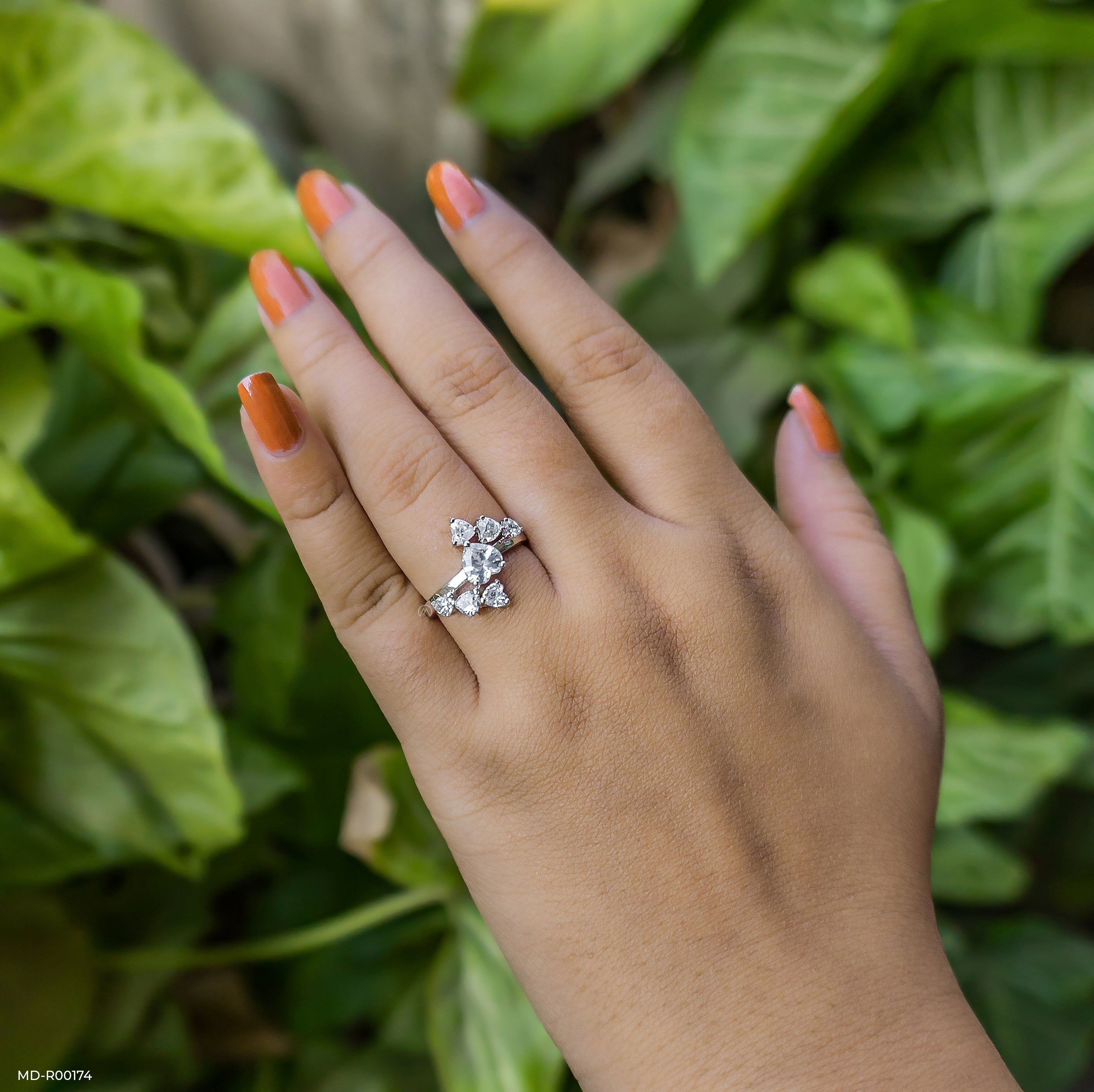 1 Carat Heart shaped Diamond Ring 14K Rose Gold