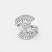 The Galaxy Ring 9K White Gold
