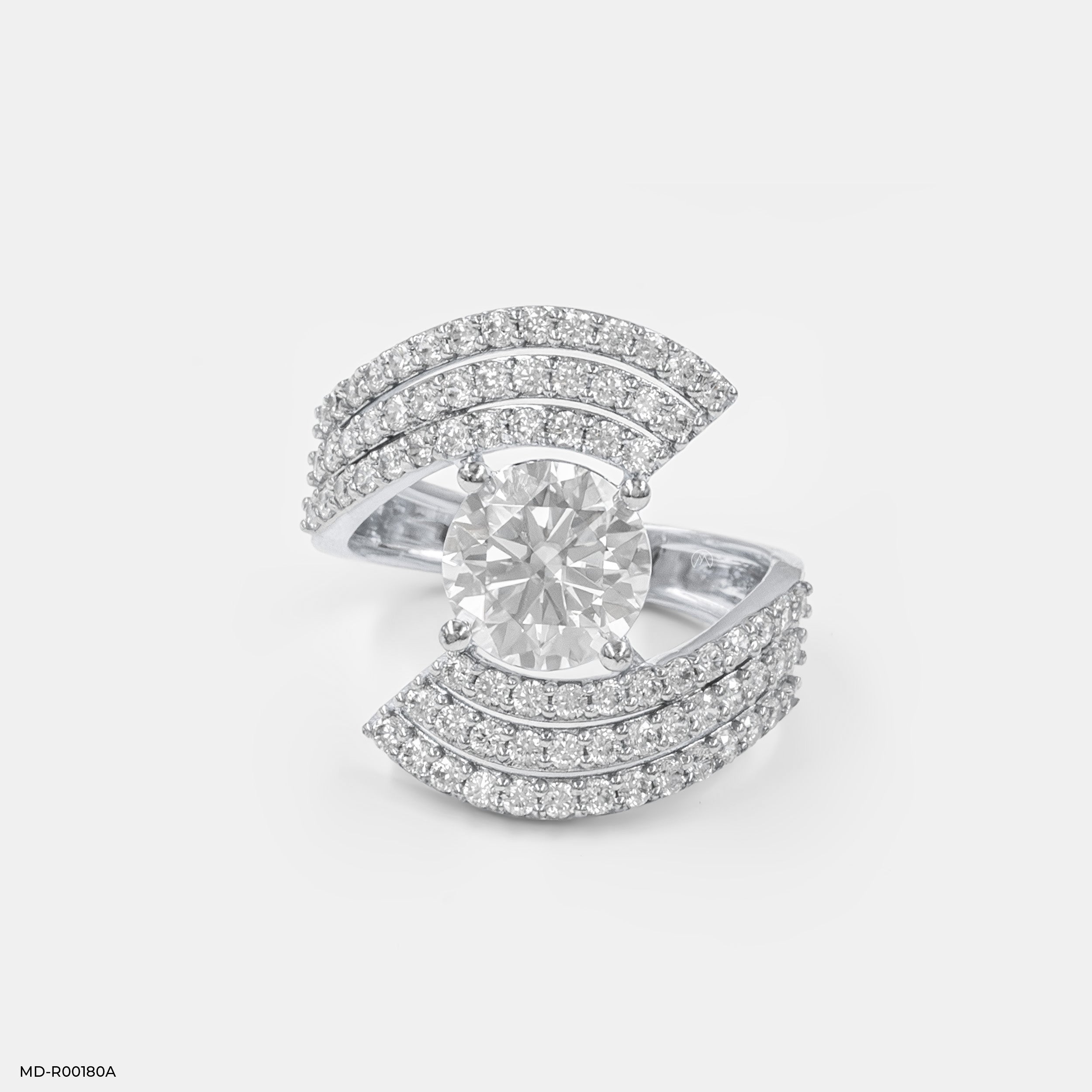 The Galaxy Ring 14K White Gold