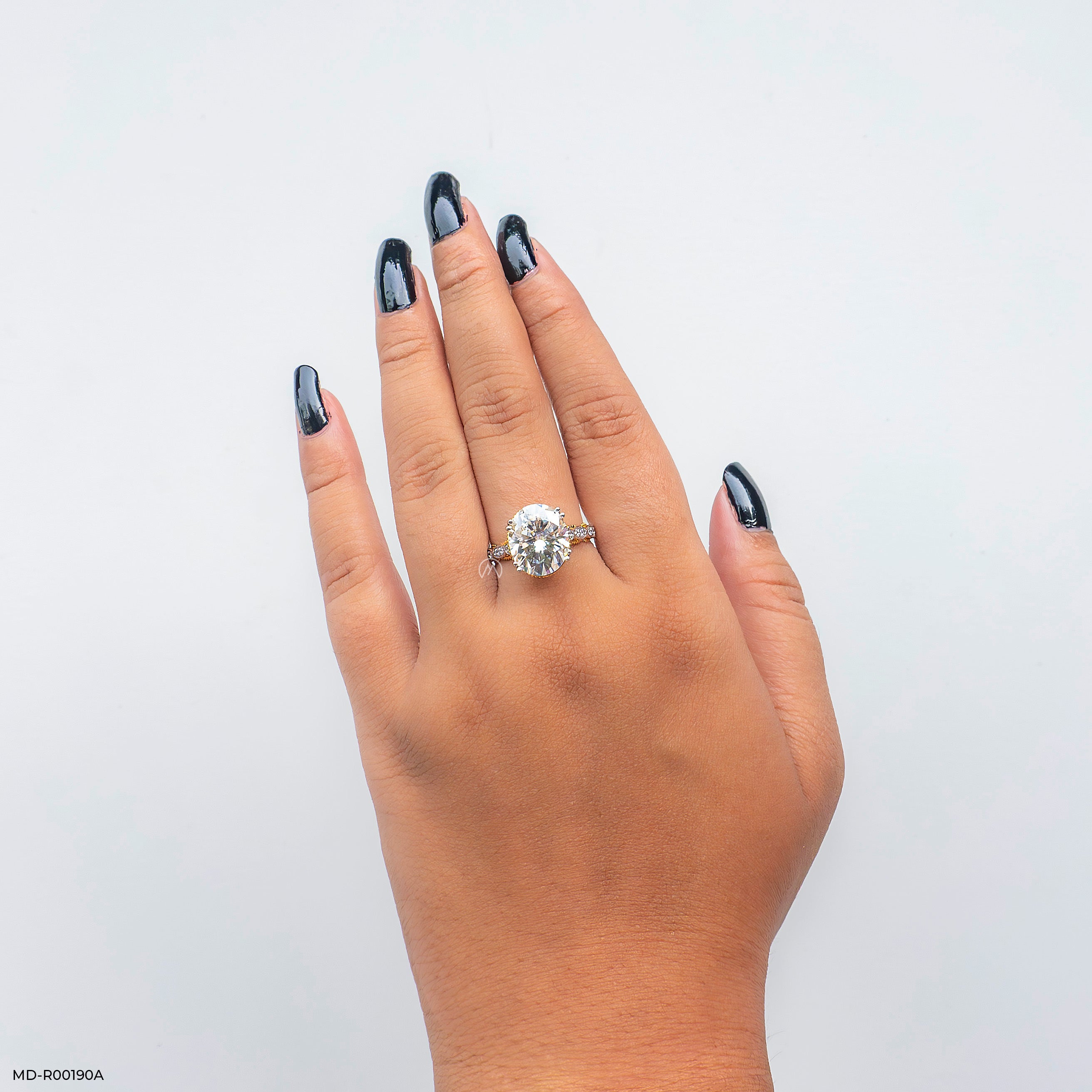 5 Carat Oval Shape Solitaire Ring