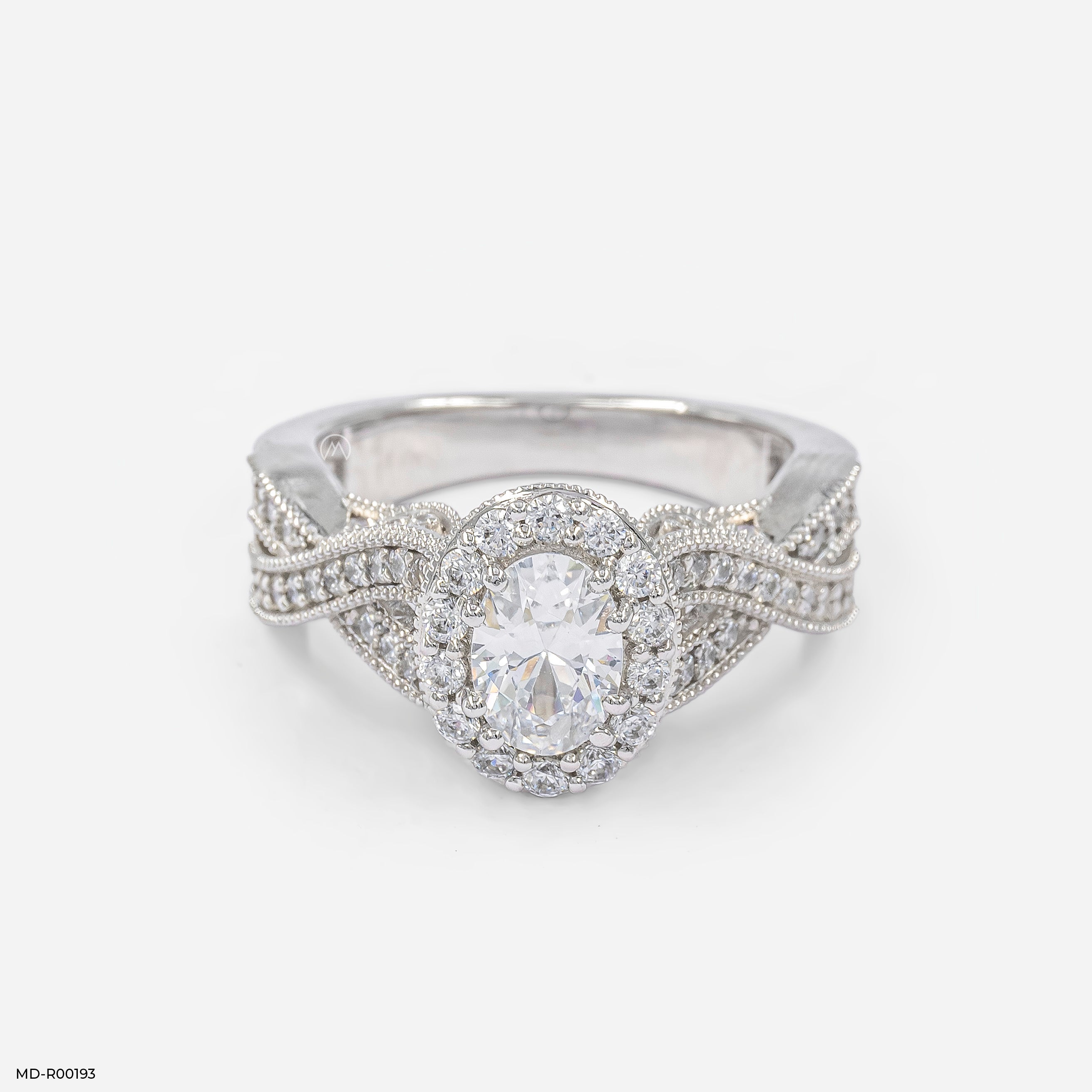 The Royal Oval Ring 14K Rose Gold