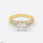 1 Carat Princess Cut Diamond Ring