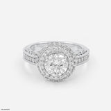 The Vintage Halo Ring 14K White Gold