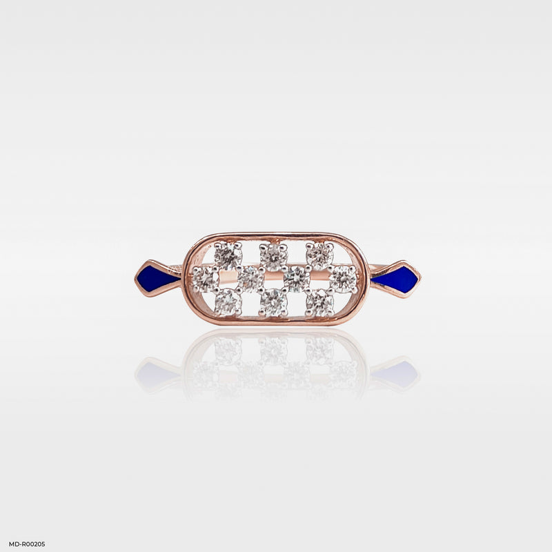 The Elaria Diamond Ring 14K Rose Gold