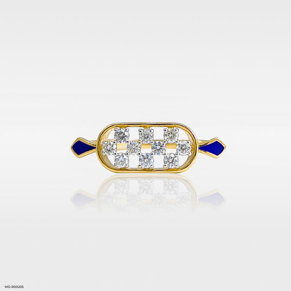 The Elaria Diamond Ring 18K Yellow Gold