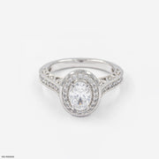 The Whispering Petal Ring 9K White Gold