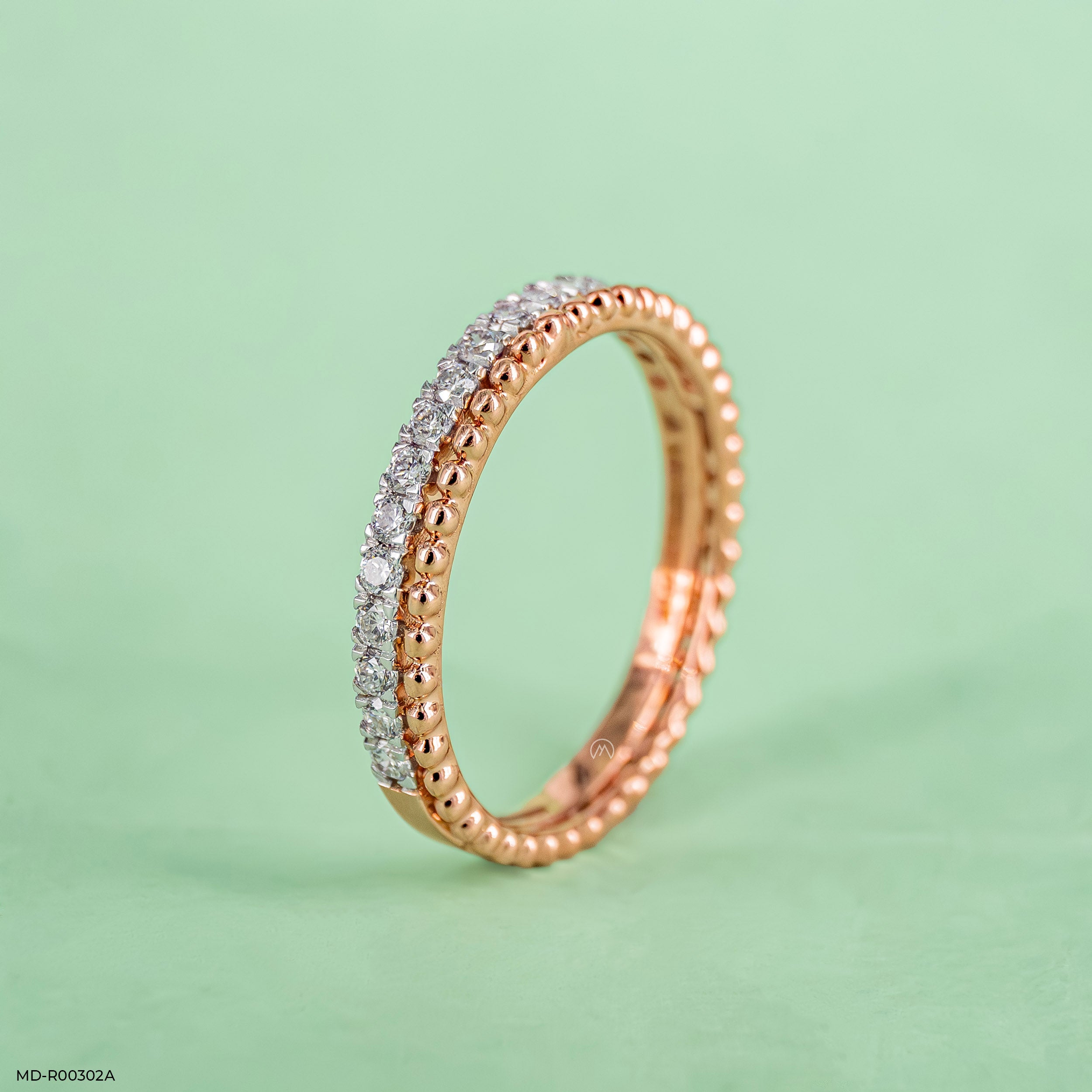 0.35 Carat Dainty Eternity Lab Diamond Ring