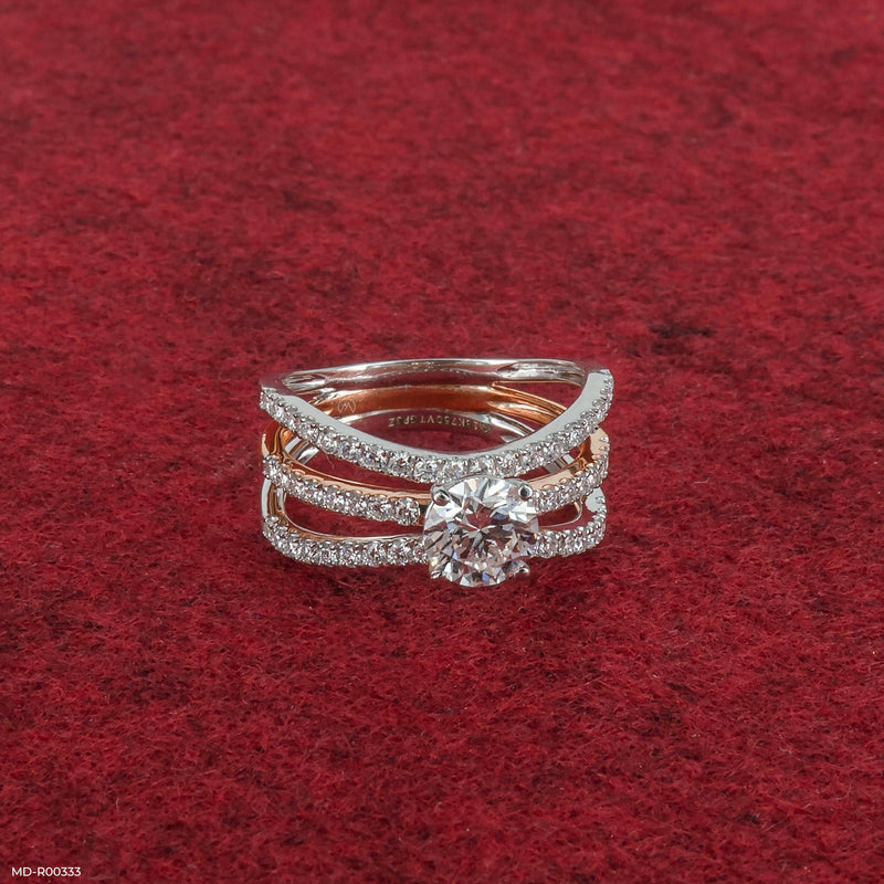 3 Carat Celtic Beauty Lab Diamond Ring 14K Yellow Gold