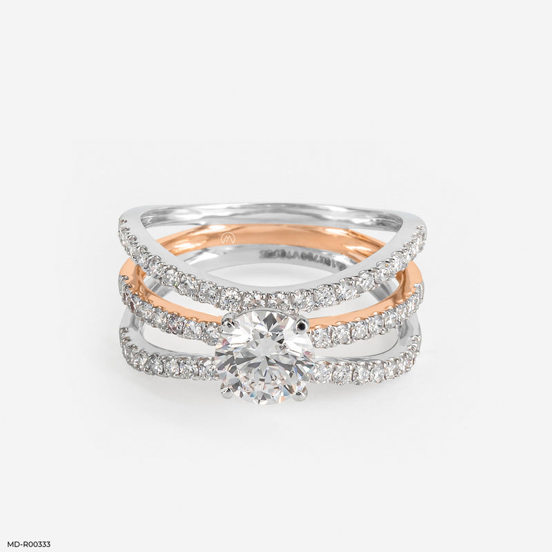3 Carat Celtic Beauty Lab Diamond Ring 14K Yellow Gold
