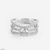 3 Carat Celtic Beauty Lab Diamond Ring 14K Yellow Gold