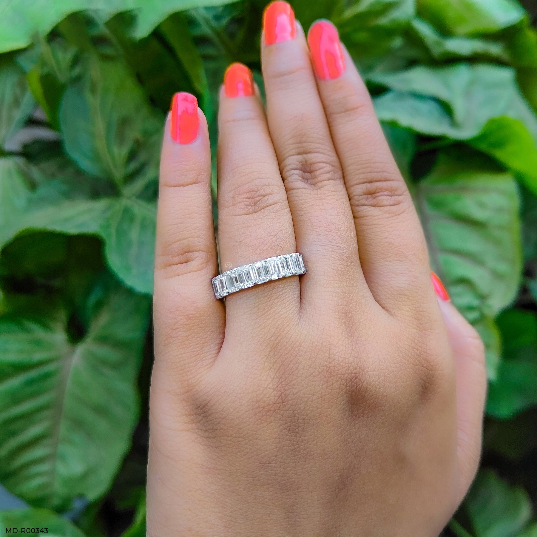 The Emerald Garden Ring 14K Rose Gold