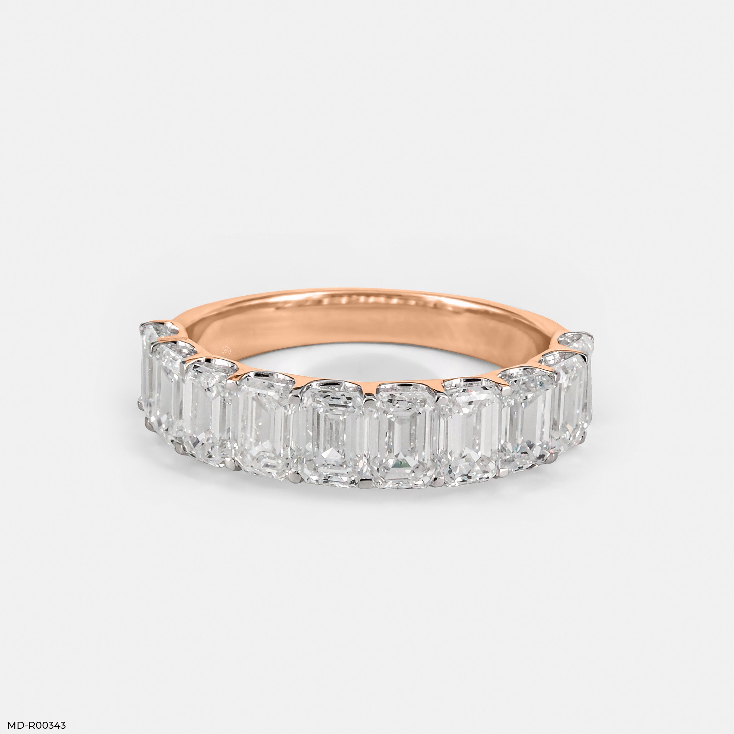 The Emerald Garden Ring 9K Rose Gold