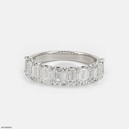 The Emerald Garden Ring 14K White Gold