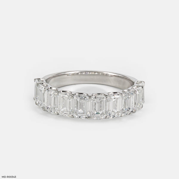 The Emerald Garden Ring 14K White Gold