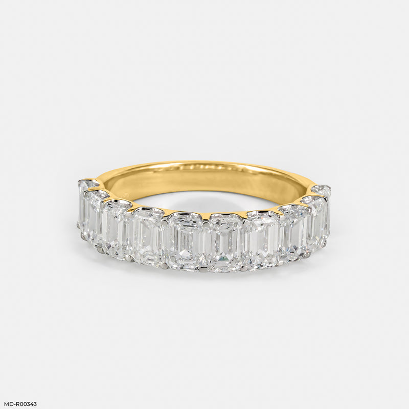 The Emerald Garden Ring 14K Yellow Gold