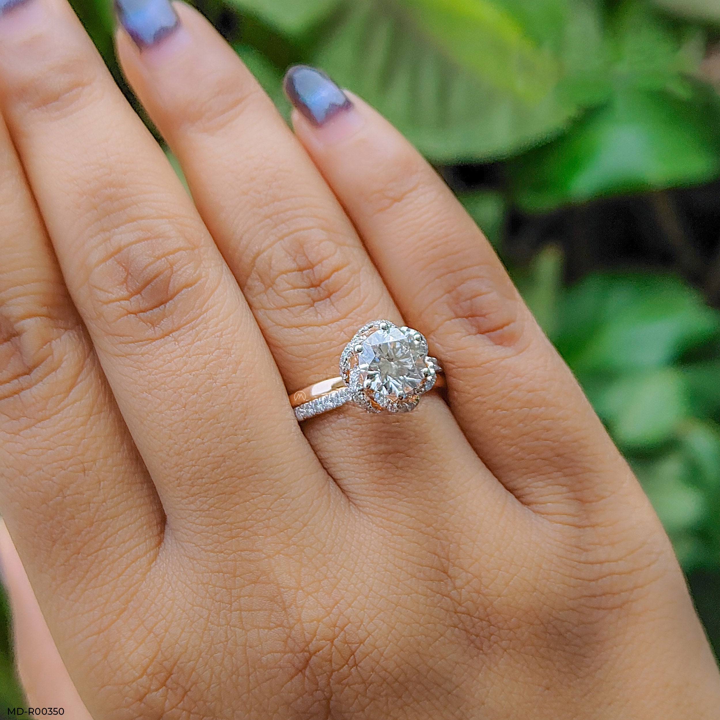 The Blossom Embrace Ring 9K Rose Gold