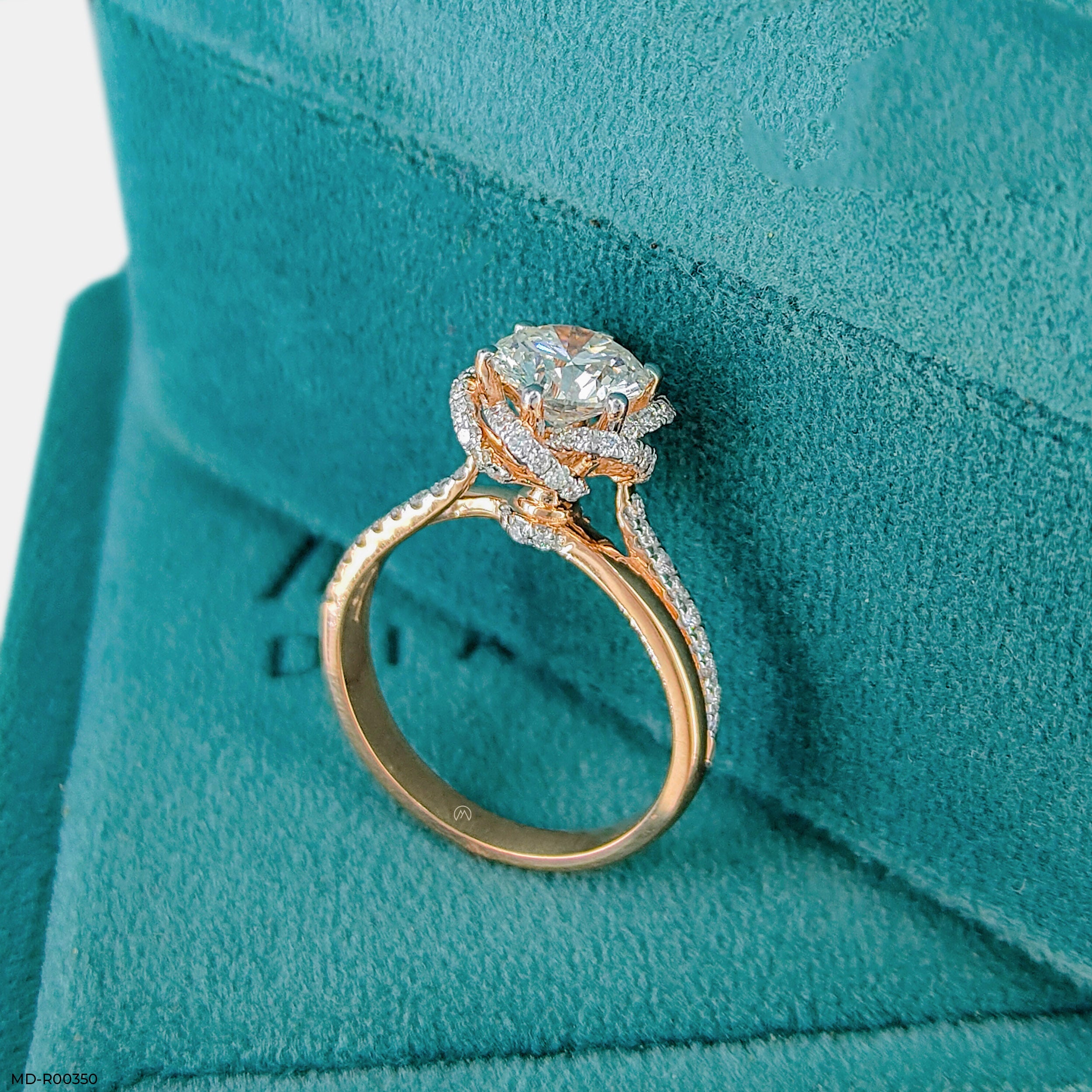 The Blossom Embrace Ring 9K Rose Gold