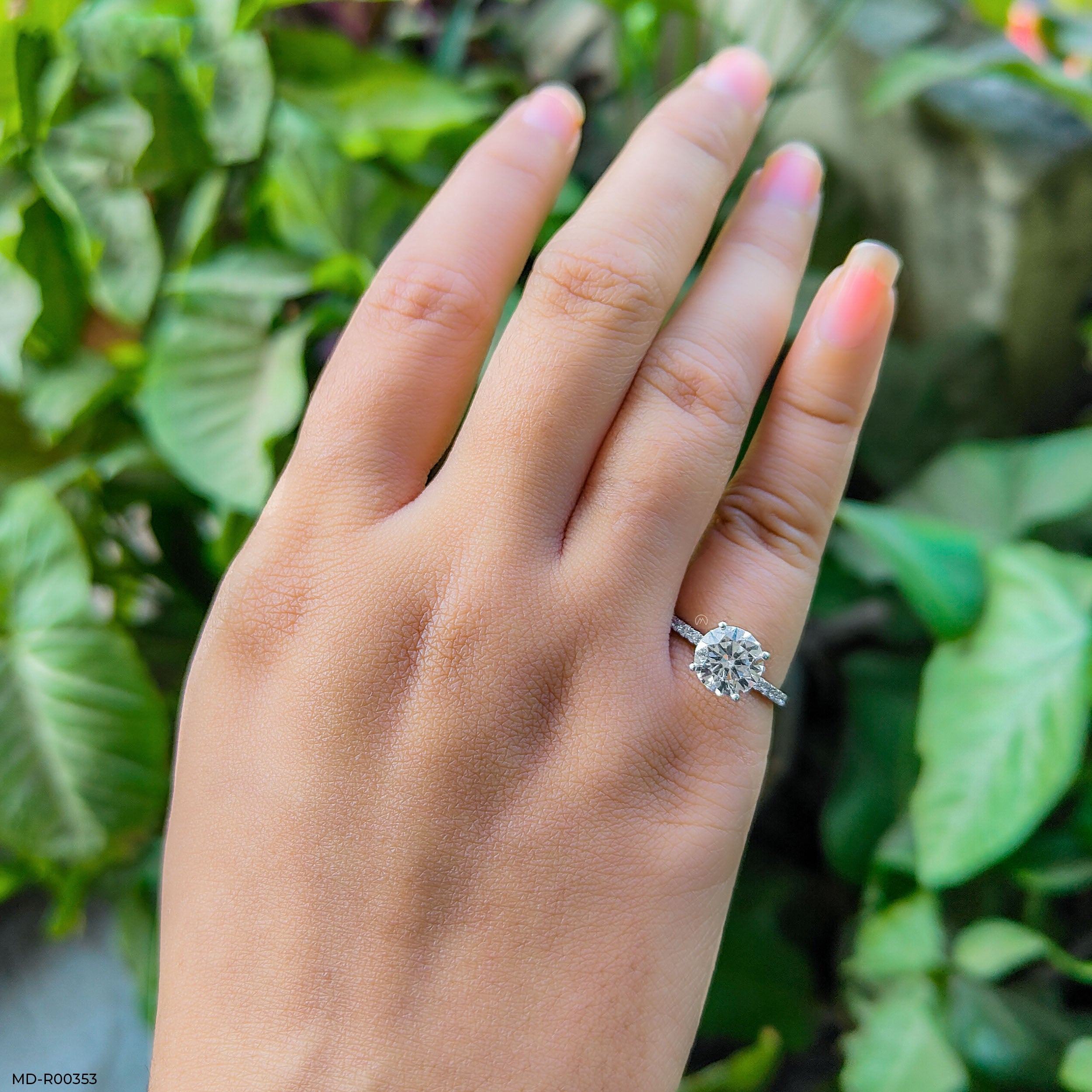 The Aurora Pave Ring