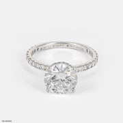 The Aurora Pave Ring 9K White Gold