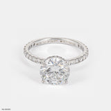 The Aurora Pave Ring 14K Rose Gold