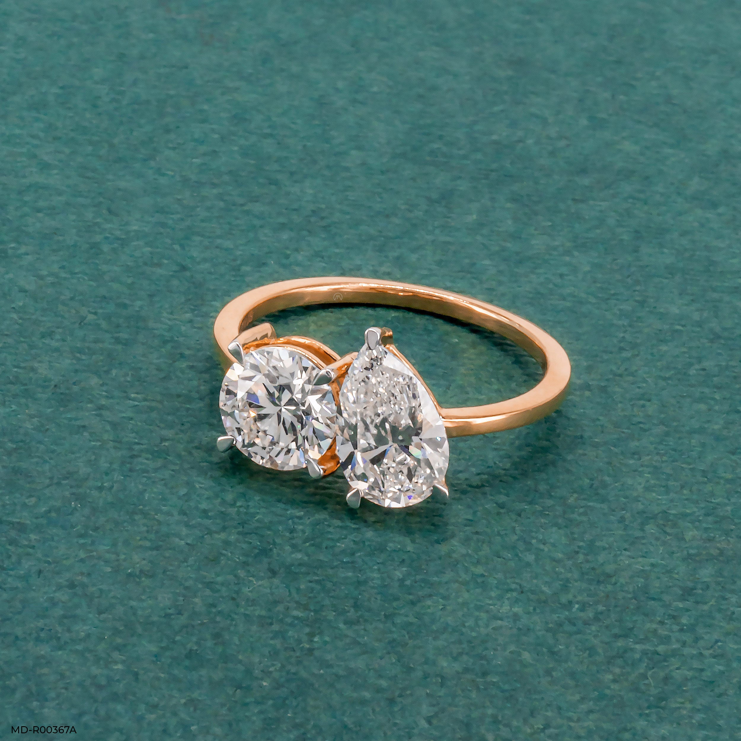 2 Carat Toi Et Moi Solitaire Ring