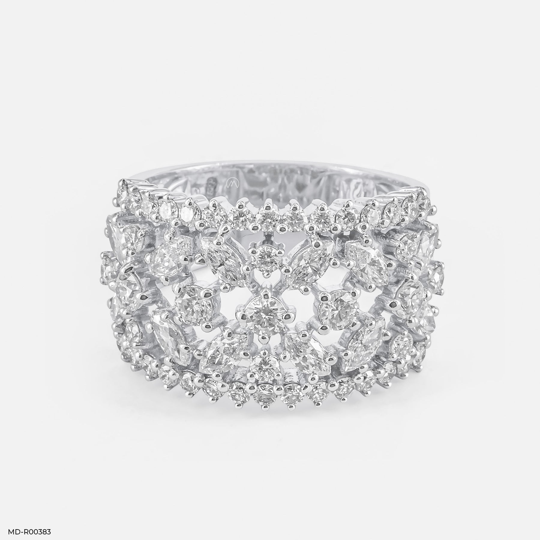 Celestial Bloom Rings 14K Rose Gold