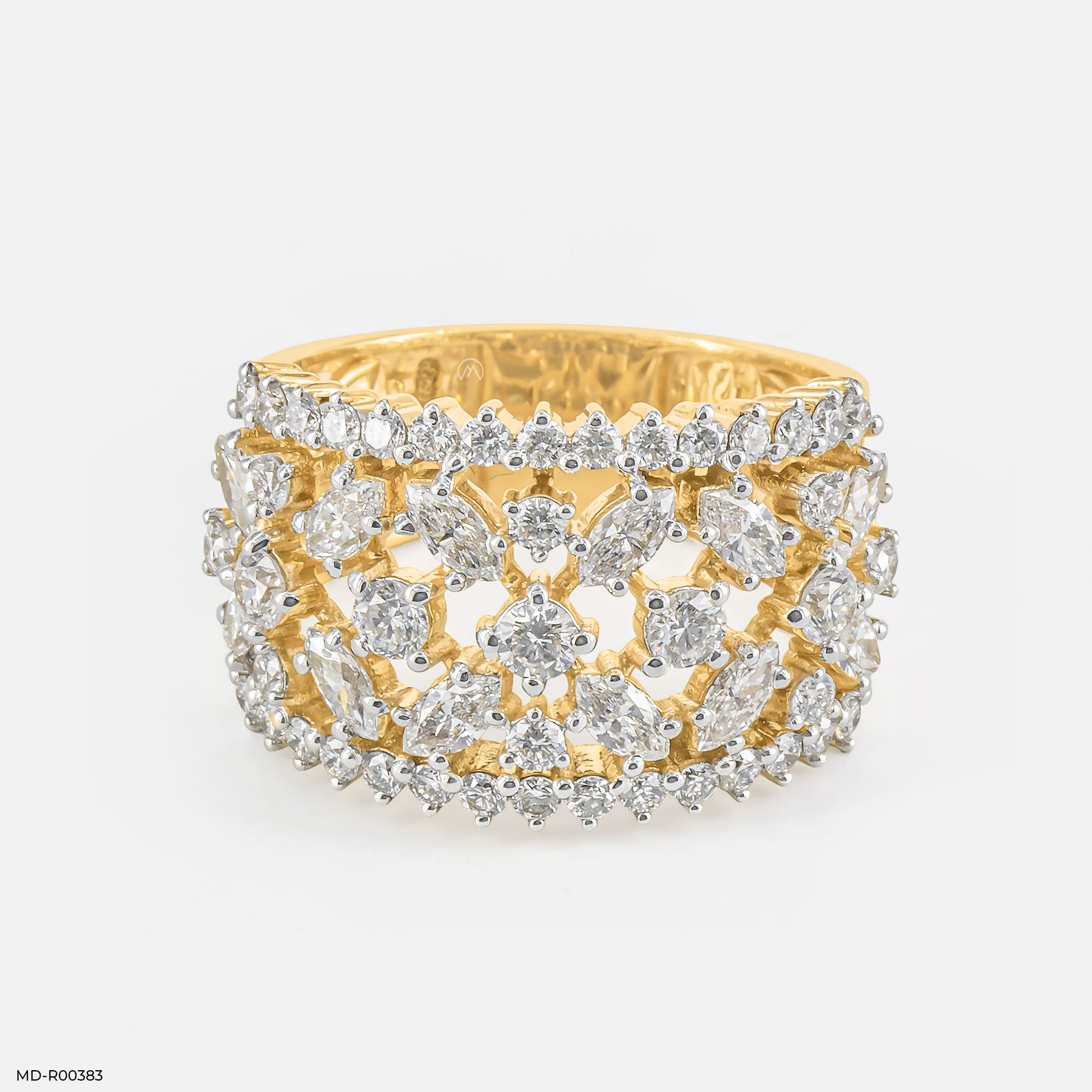 Celestial Bloom Rings 14K Rose Gold